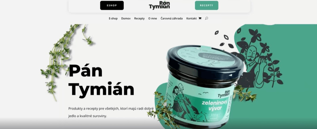 webová stránka Pán Tymián